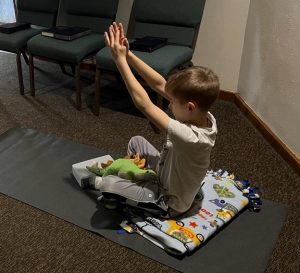 Youth join yoga church